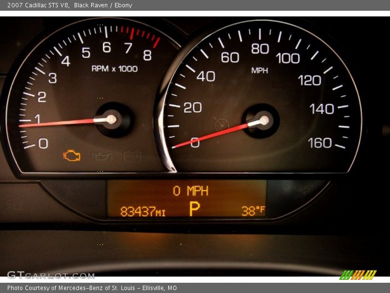 Black Raven / Ebony 2007 Cadillac STS V8