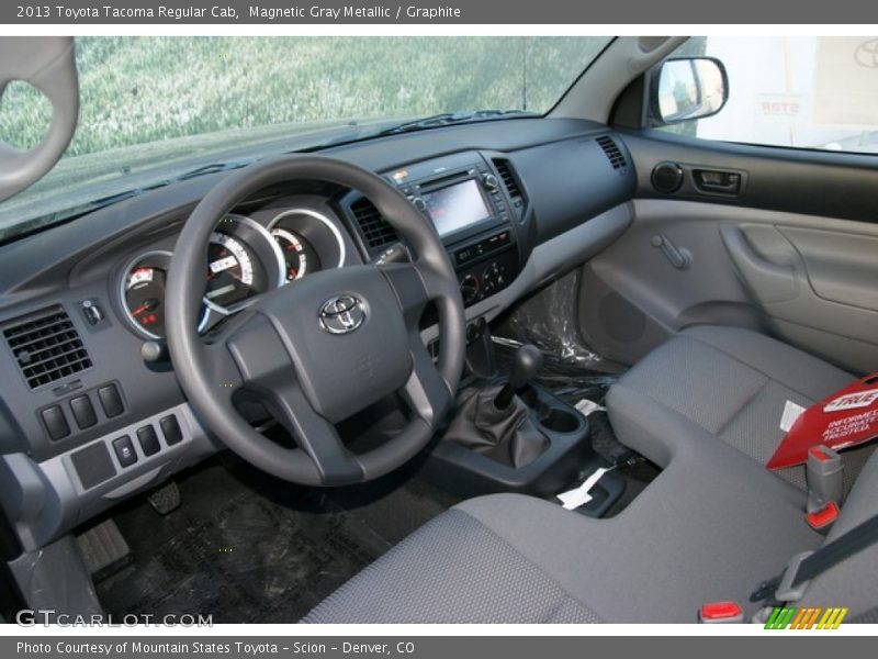 Magnetic Gray Metallic / Graphite 2013 Toyota Tacoma Regular Cab