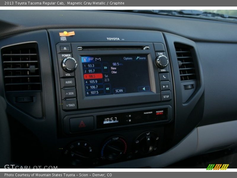 Magnetic Gray Metallic / Graphite 2013 Toyota Tacoma Regular Cab