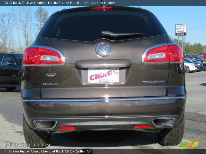 Mocha Bronze Metallic / Choccachino Leather 2013 Buick Enclave Leather