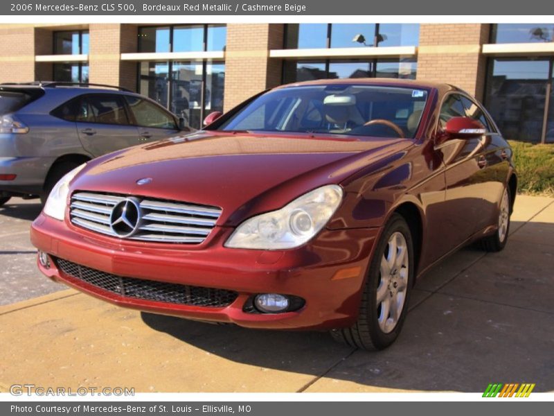 Bordeaux Red Metallic / Cashmere Beige 2006 Mercedes-Benz CLS 500