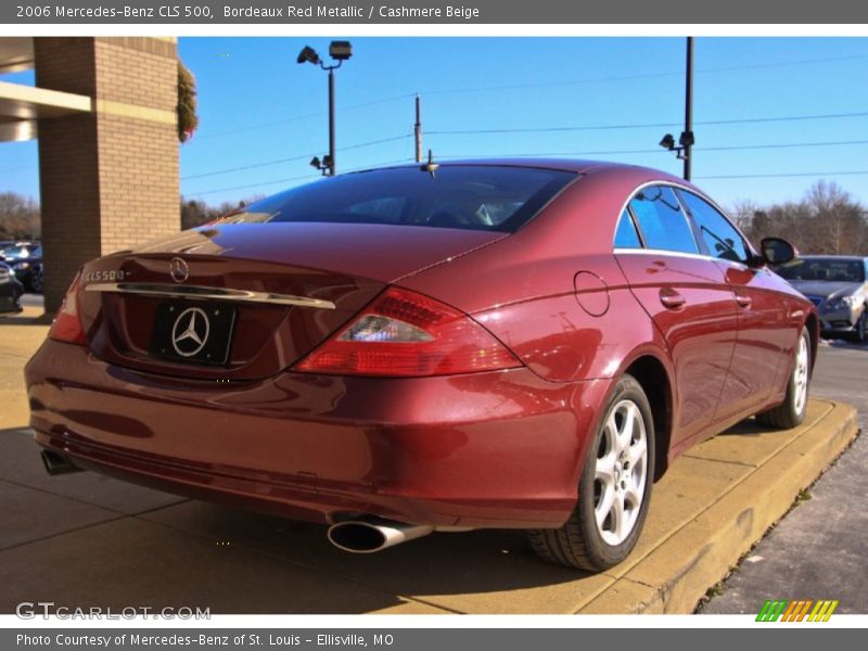 Bordeaux Red Metallic / Cashmere Beige 2006 Mercedes-Benz CLS 500