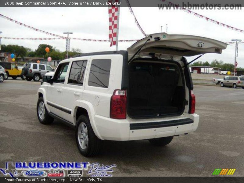 Stone White / Dark Slate Gray 2008 Jeep Commander Sport 4x4