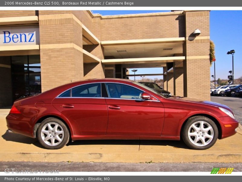 Bordeaux Red Metallic / Cashmere Beige 2006 Mercedes-Benz CLS 500