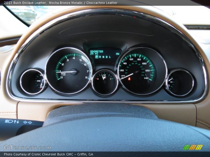  2013 Enclave Leather Leather Gauges