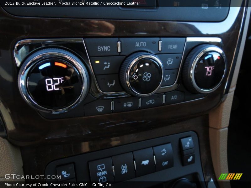 Controls of 2013 Enclave Leather