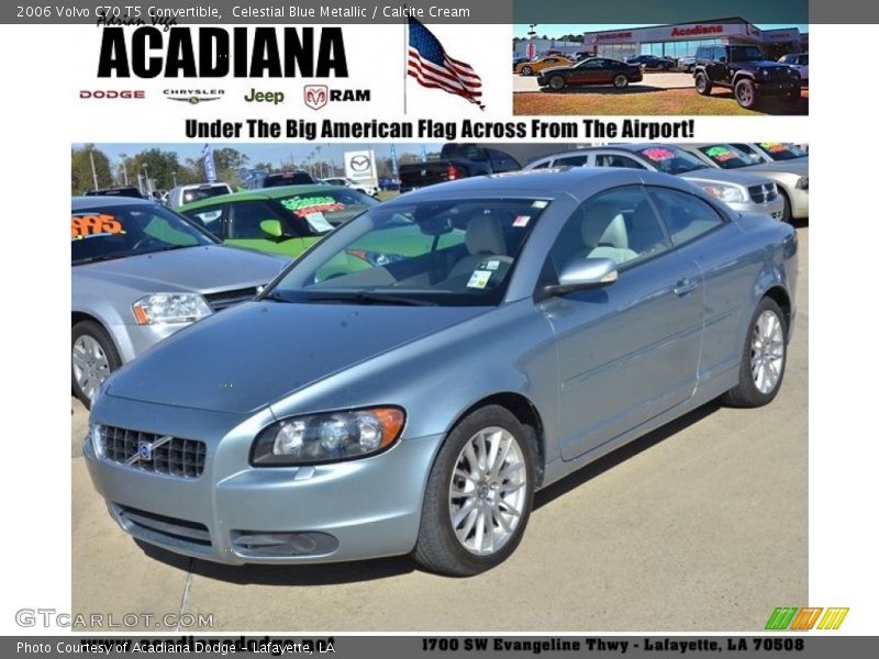 Celestial Blue Metallic / Calcite Cream 2006 Volvo C70 T5 Convertible