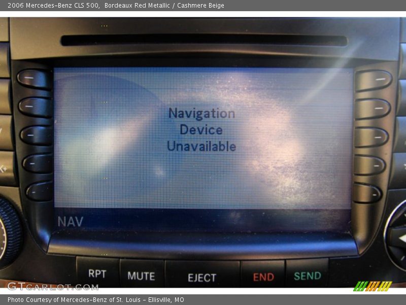 Bordeaux Red Metallic / Cashmere Beige 2006 Mercedes-Benz CLS 500