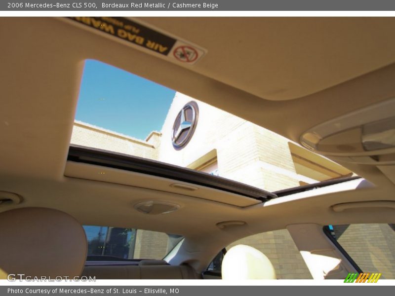 Bordeaux Red Metallic / Cashmere Beige 2006 Mercedes-Benz CLS 500