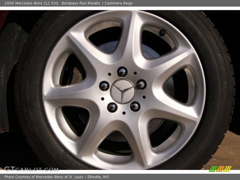 Bordeaux Red Metallic / Cashmere Beige 2006 Mercedes-Benz CLS 500