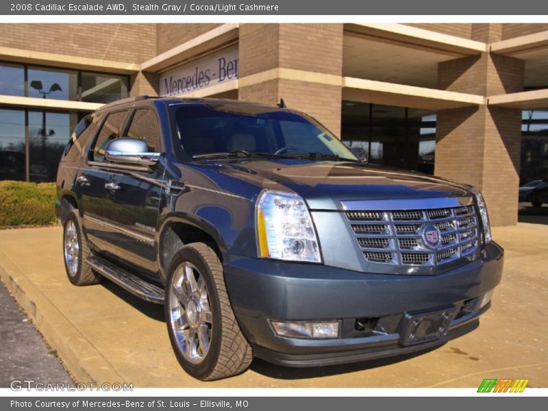Stealth Gray / Cocoa/Light Cashmere 2008 Cadillac Escalade AWD