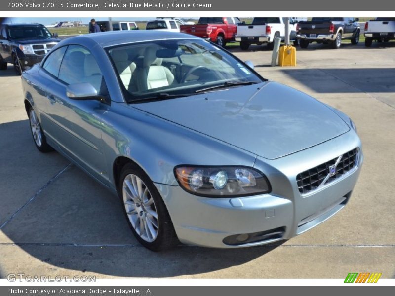 Celestial Blue Metallic / Calcite Cream 2006 Volvo C70 T5 Convertible