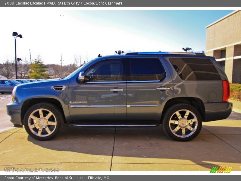 Stealth Gray / Cocoa/Light Cashmere 2008 Cadillac Escalade AWD