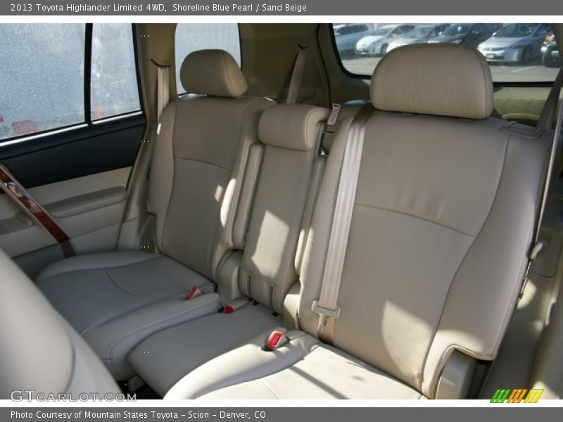 Shoreline Blue Pearl / Sand Beige 2013 Toyota Highlander Limited 4WD