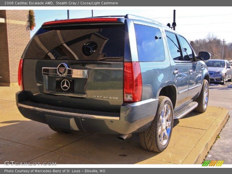 Stealth Gray / Cocoa/Light Cashmere 2008 Cadillac Escalade AWD