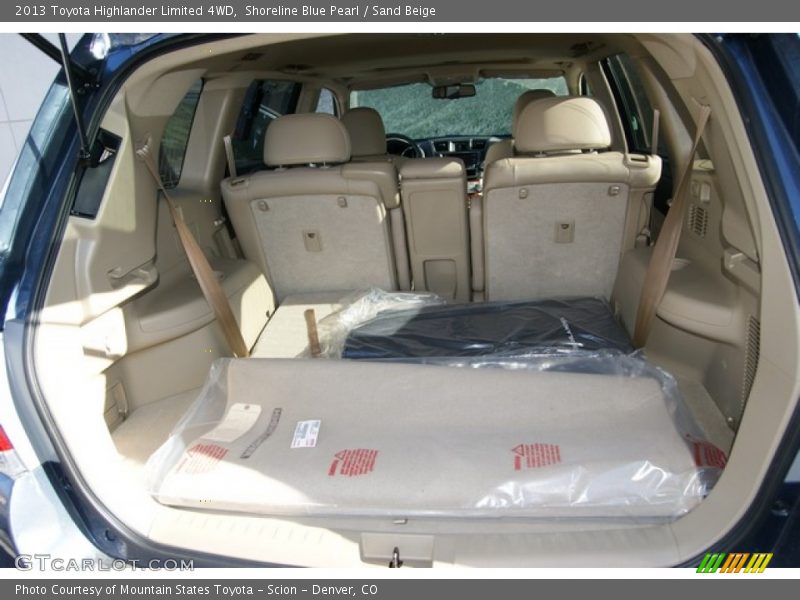 Shoreline Blue Pearl / Sand Beige 2013 Toyota Highlander Limited 4WD