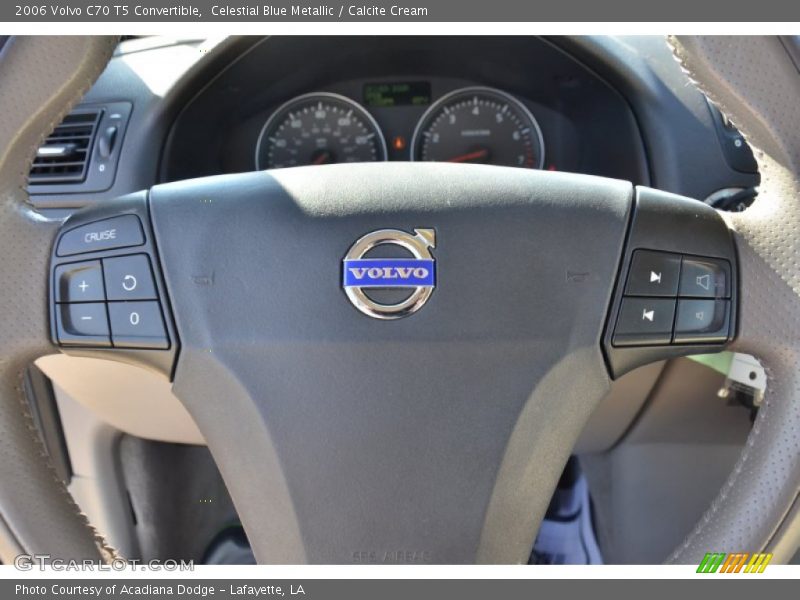 Celestial Blue Metallic / Calcite Cream 2006 Volvo C70 T5 Convertible