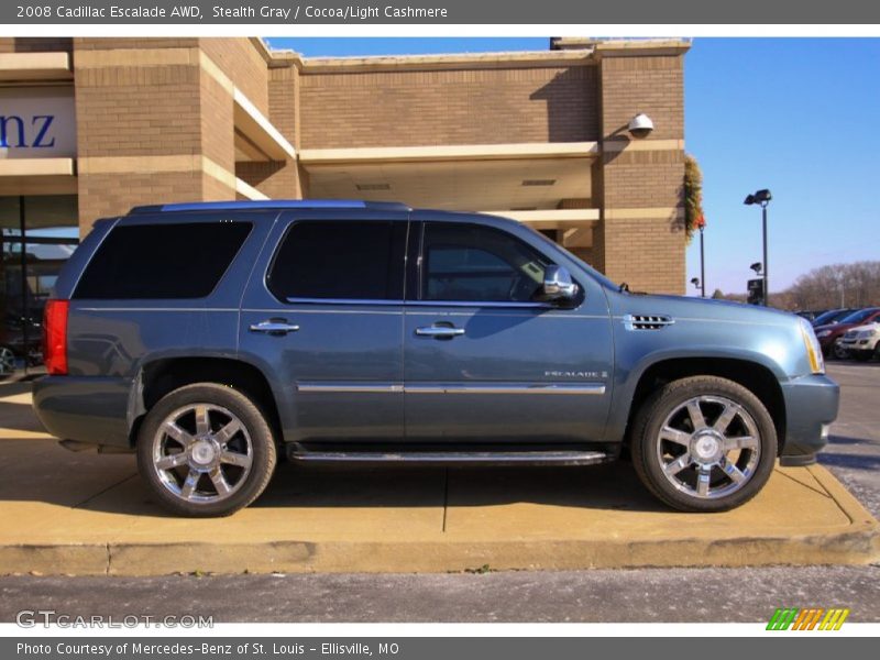 Stealth Gray / Cocoa/Light Cashmere 2008 Cadillac Escalade AWD