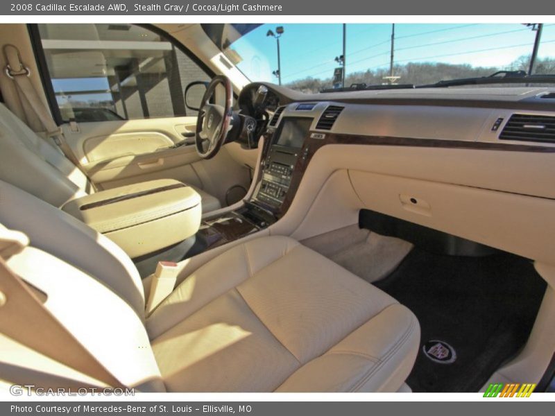 Stealth Gray / Cocoa/Light Cashmere 2008 Cadillac Escalade AWD