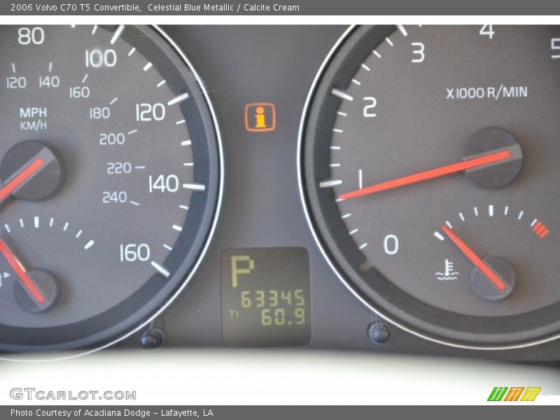 Celestial Blue Metallic / Calcite Cream 2006 Volvo C70 T5 Convertible