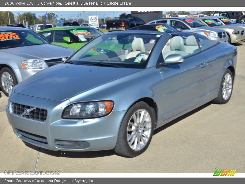 Celestial Blue Metallic / Calcite Cream 2006 Volvo C70 T5 Convertible