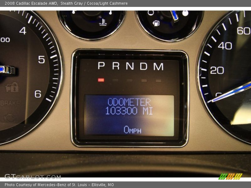 Stealth Gray / Cocoa/Light Cashmere 2008 Cadillac Escalade AWD