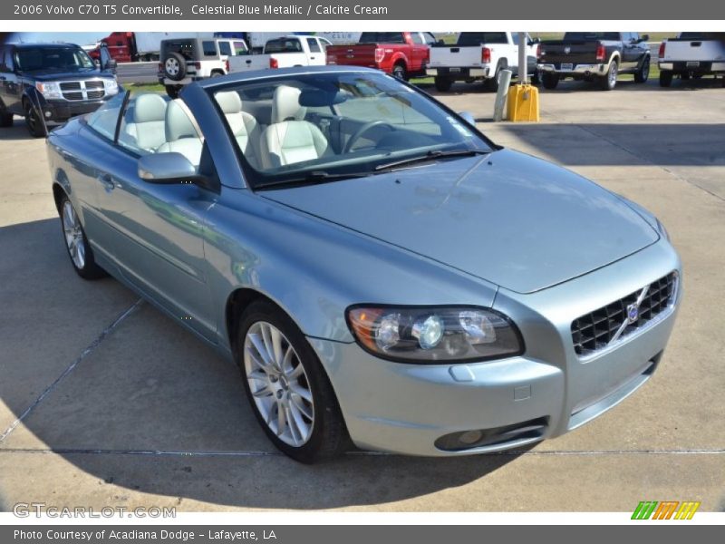 Celestial Blue Metallic / Calcite Cream 2006 Volvo C70 T5 Convertible