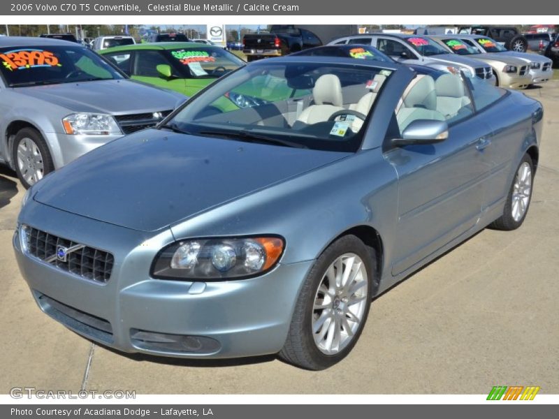 Celestial Blue Metallic / Calcite Cream 2006 Volvo C70 T5 Convertible