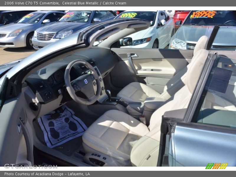 Celestial Blue Metallic / Calcite Cream 2006 Volvo C70 T5 Convertible