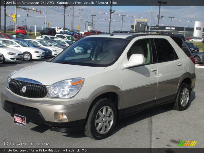 Cappuccino Frost Metallic / Neutral Beige 2004 Buick Rendezvous CXL AWD