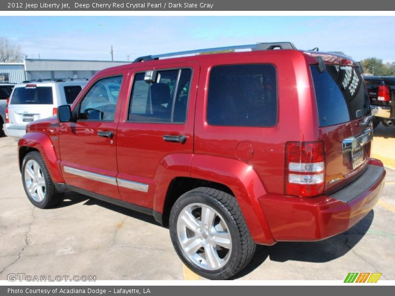 Deep Cherry Red Crystal Pearl / Dark Slate Gray 2012 Jeep Liberty Jet