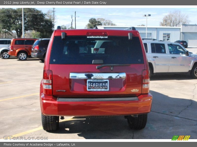 Deep Cherry Red Crystal Pearl / Dark Slate Gray 2012 Jeep Liberty Jet