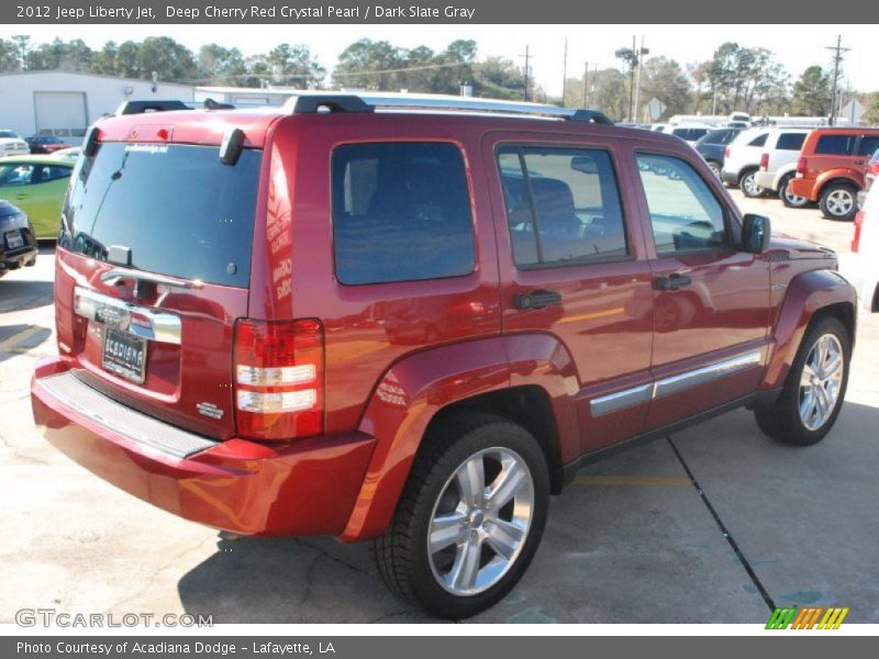 Deep Cherry Red Crystal Pearl / Dark Slate Gray 2012 Jeep Liberty Jet