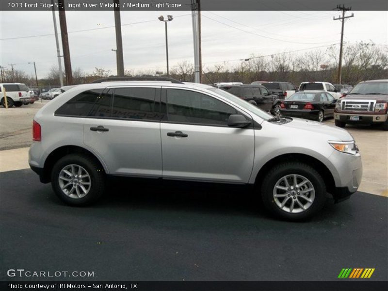 Ingot Silver Metallic / Medium Light Stone 2013 Ford Edge SE