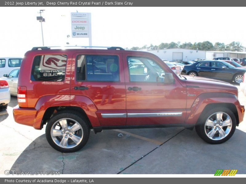 Deep Cherry Red Crystal Pearl / Dark Slate Gray 2012 Jeep Liberty Jet