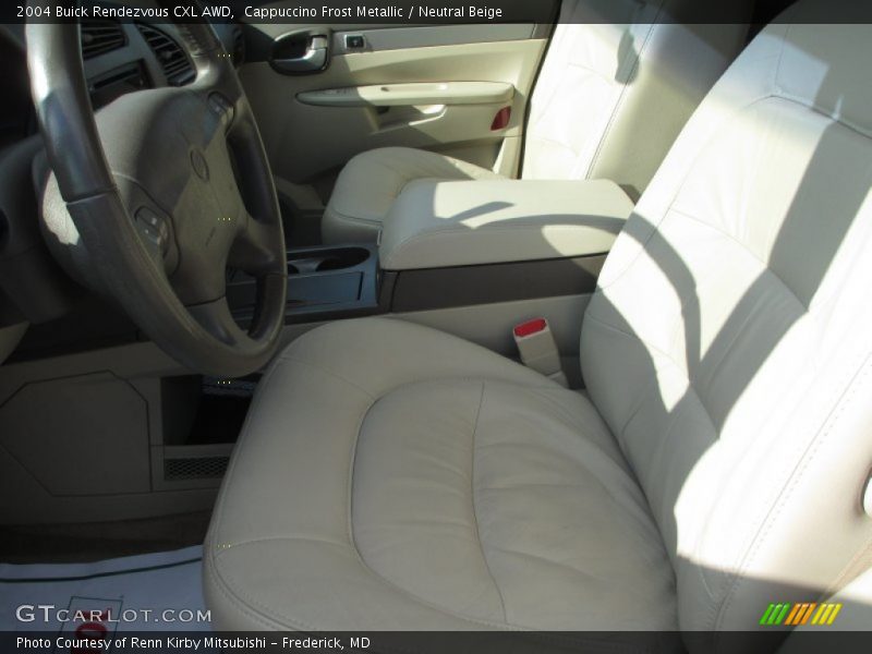 Cappuccino Frost Metallic / Neutral Beige 2004 Buick Rendezvous CXL AWD