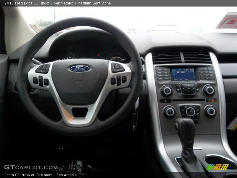 Ingot Silver Metallic / Medium Light Stone 2013 Ford Edge SE