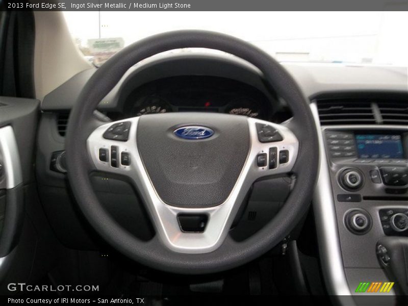 Ingot Silver Metallic / Medium Light Stone 2013 Ford Edge SE