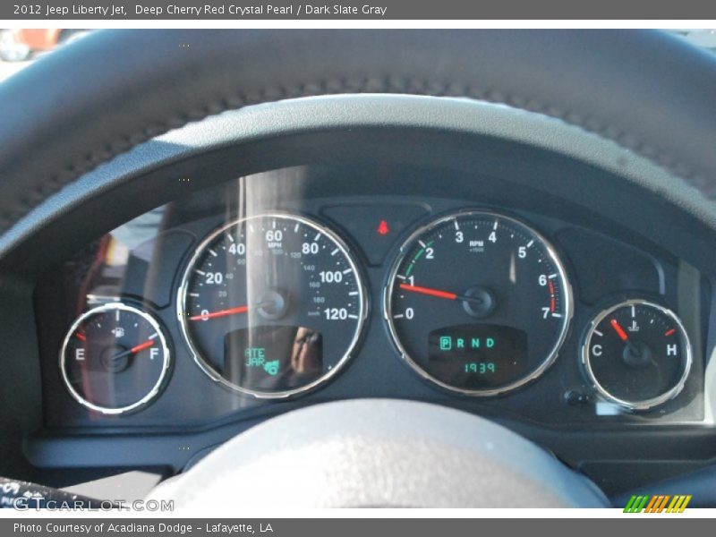 Deep Cherry Red Crystal Pearl / Dark Slate Gray 2012 Jeep Liberty Jet