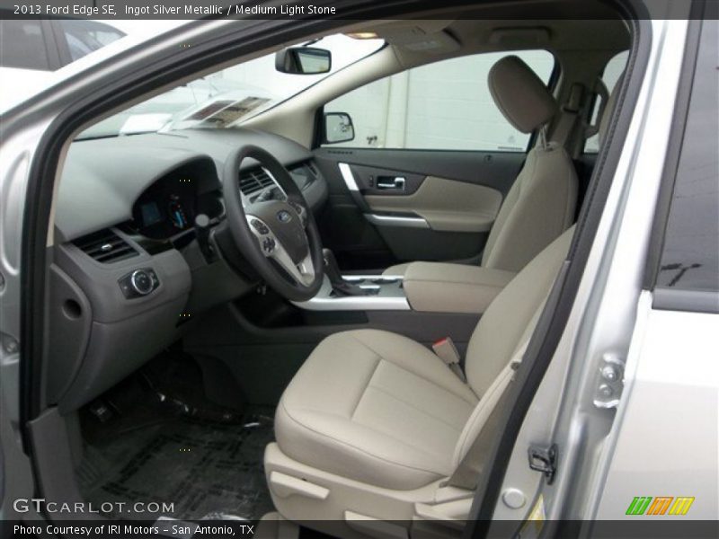 Ingot Silver Metallic / Medium Light Stone 2013 Ford Edge SE