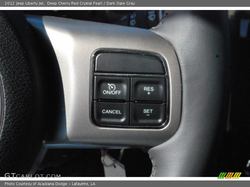 Deep Cherry Red Crystal Pearl / Dark Slate Gray 2012 Jeep Liberty Jet