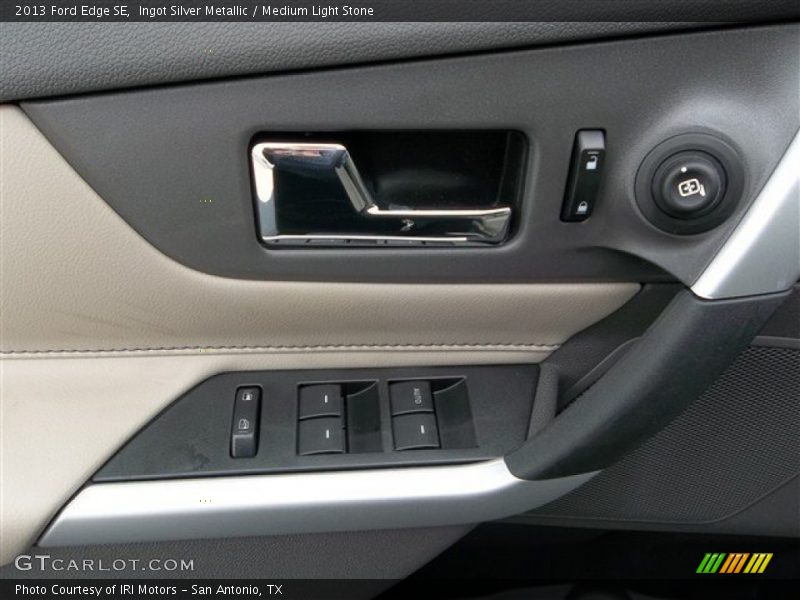 Ingot Silver Metallic / Medium Light Stone 2013 Ford Edge SE