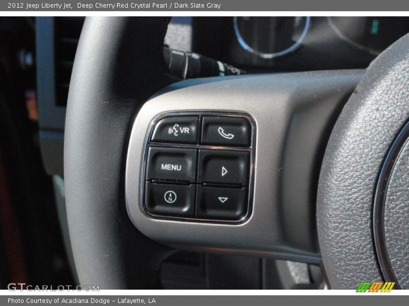 Deep Cherry Red Crystal Pearl / Dark Slate Gray 2012 Jeep Liberty Jet