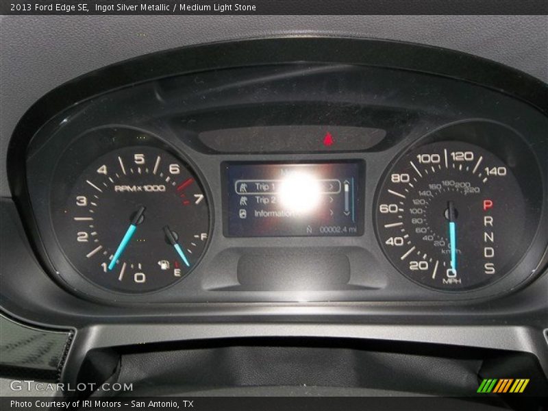 Ingot Silver Metallic / Medium Light Stone 2013 Ford Edge SE