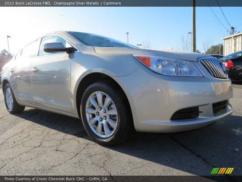 Champagne Silver Metallic / Cashmere 2013 Buick LaCrosse FWD