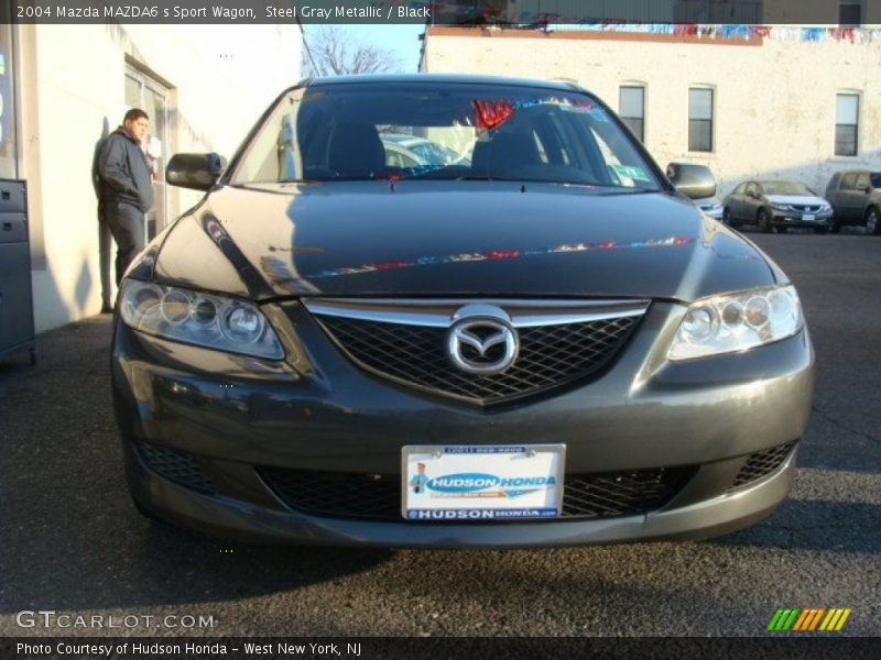 Steel Gray Metallic / Black 2004 Mazda MAZDA6 s Sport Wagon