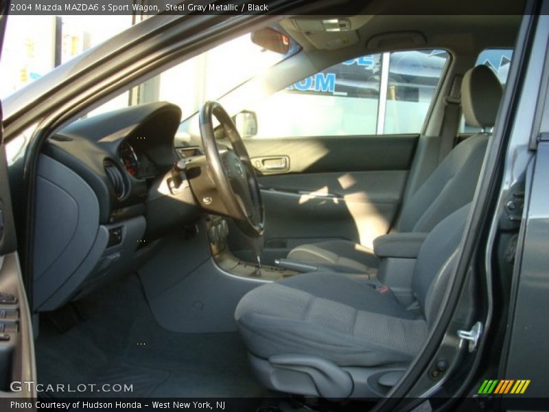 Steel Gray Metallic / Black 2004 Mazda MAZDA6 s Sport Wagon