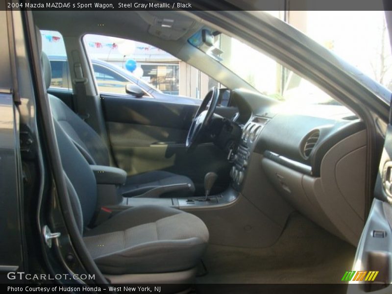 Steel Gray Metallic / Black 2004 Mazda MAZDA6 s Sport Wagon