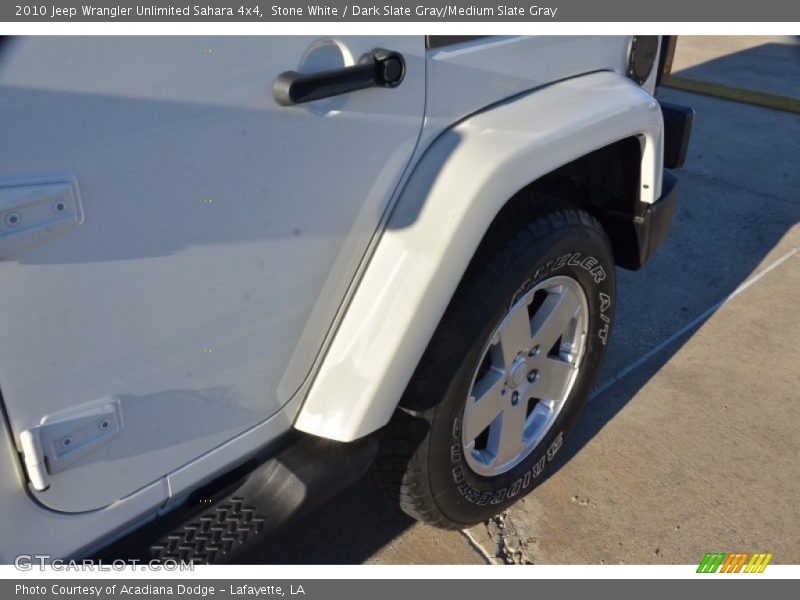 Stone White / Dark Slate Gray/Medium Slate Gray 2010 Jeep Wrangler Unlimited Sahara 4x4