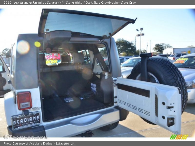 Stone White / Dark Slate Gray/Medium Slate Gray 2010 Jeep Wrangler Unlimited Sahara 4x4